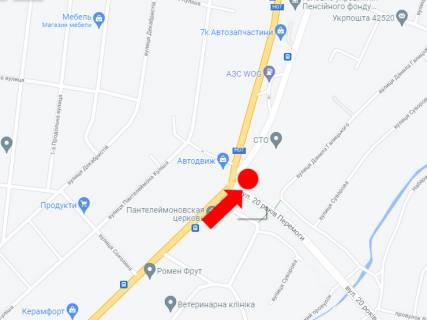 Призматрон, Призма A у Сумах, 3x6  Роменська вул. / Бандери вул. (кол. Баумана вул.) / 20-річчя Перемоги вул., в центр - 389310 схема