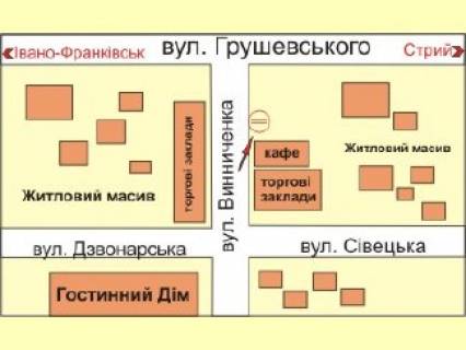 Билборд  в Калуше, 3x6  Винниченка вул., 17 фото 1