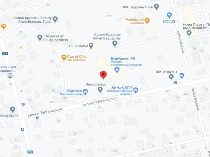 Видеоборд A у Ірпені Тургенєвська вул., 50 А, аптека "Вітамін", прайс за ролик 10 сек 1 вихід/5 хвилин, на двосторонньому екрані, від 144 виходів на день. Розрахунок для інших параметрів трансляції уточнюйте у менеджера. - 301378 схема