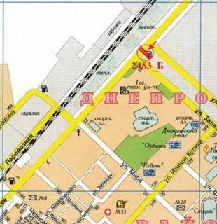 Билборд B в Херсоне Бериславське шосе - Залаегерсег вул., лівий схема