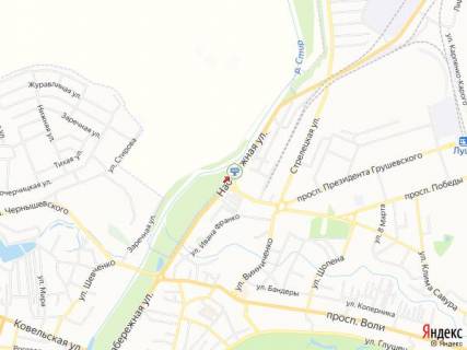 Билборд B в Луцке, 3х6  Набережна-Яровиця схема