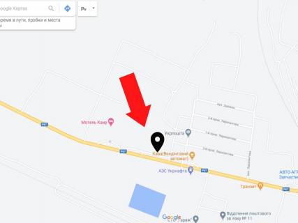Билборд A в Прилуках Вавилова вул., 15, АЗС "Укрнафта" схема