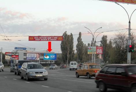 Билборд B в Сумах, 3x6  Курський пр. / Реміснича вул., в центр фото 1