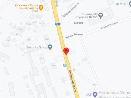 Нестандарт A в Киеве Столичне шосе, Ліснича вул., в сторону м. Київ. Монтаж + демонтаж оплачується окремо, вартість робіт дорівнює вартості дод. зміни сюжету схема