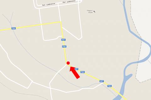 Билборд  в Ромнах, 3x6  Комсомольська вул., 13 схема