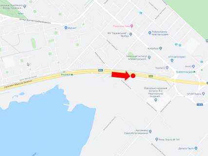 Призматрон, Призма  у Києві, 3x6  Бажана пр. - вул. Горлівська, 300 м. до Харківської пл, з центру - 446122 схема