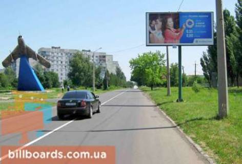 Билборд A в Бахмуте Корсунського вул., 72 фото 1