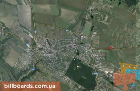Билборд A в Борщеві г. Борщов схема