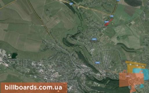 Билборд B в Бучаче г. Бучач схема