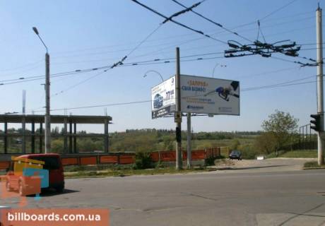 Билборд A в Черновцах, 3x6  Комарова вул. - Героїв Майдану вул. фото 1