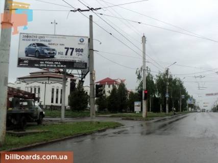 Билборд B в Черновцах, 3x6  Комарова вул. - Героїв Майдану вул. фото 1