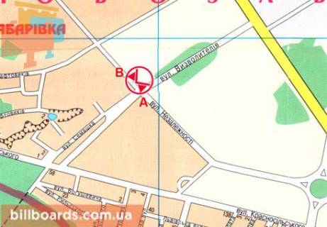 Билборд  в Чернигове Независимости ул., 32 схема