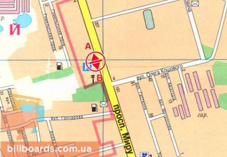 Призматрон, Призма B у Чернігові, 3x4  Миру просп., 194 - 481945 схема