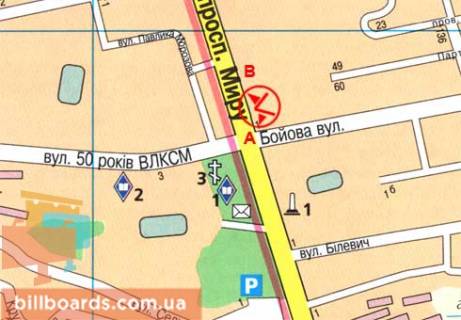 Призматрон, Призма  у Чернігові Мира пр., 141 - 133579 схема