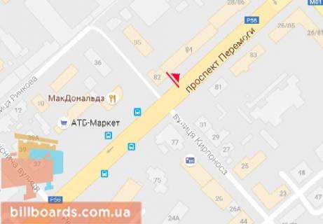 Скролер, Скрол A у Чернігові, 2.3x3.14  Перемоги просп., 82 - Княжа вул. - 481845 схема