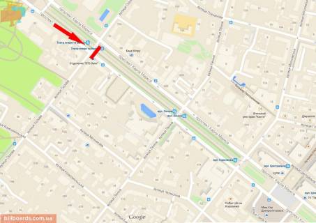 Скролер, Скрол + у Дніпро (Дніпропетровськ), 4х3  пр.Д.Яворницького – вул.Андрія Фабра, роллер 4х3 - 174083 схема