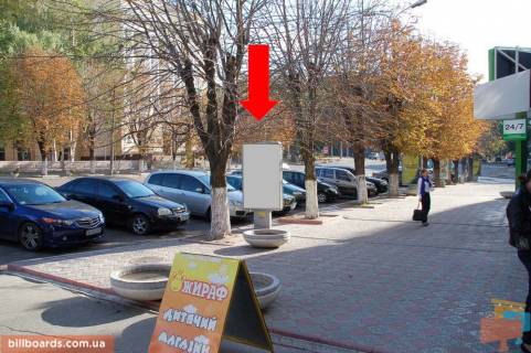 Ситилайт A в Днепр (Днепропетровск) Вернадского ул. (бывш. Дзержинского ул.), 1-3 / Яворницкого пр. (бывш. Маркса пр.) фото 1