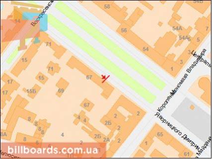 Сiтiлайт B у Дніпро (Дніпропетровськ) Яворницького ін. (Кол. Маркса пр.), 67д схема