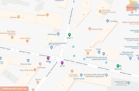 Скроллер A в Днепр (Днепропетровск), 3.14х2.32  вул. Європейська (Миронова), 10 - 169281 схема
