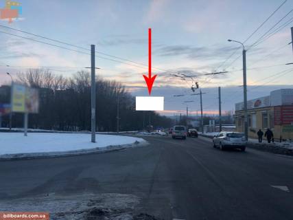 Билборд A в Днепр (Днепропетровск) Панікахи вул. - Гальченко проїзд, трикутник фото 1