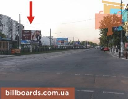 Билборд  в Каменское (Днепродзержинск) Свободы пр., 55 / Кирпичный пер. фото 1