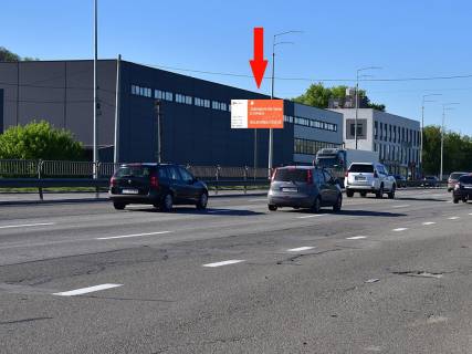 Билборд B в Киеве, 3x6  Столичне шосе - Плещеєва вул., в центр фото 1