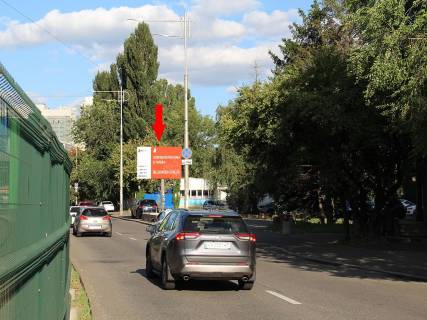 Видеоборд A у Києві, 2.3x3.14  Жилянська вул., 97, в центр - 583297 Фото 1