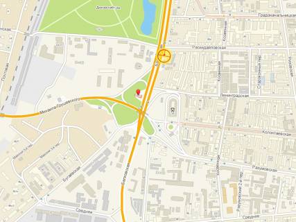 Білборд, Бігборд (Борд)  + у Одесі, 3x12  Балківська вул., 54/3 схема