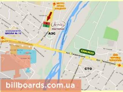 Билборд A в Ивано-Франковске, 3х6  Івасюка, 9 (навпроти Легенди) схема