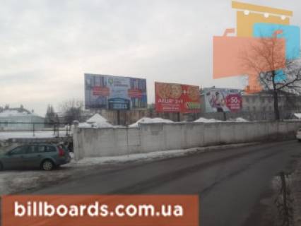 Білборд, Бігборд (Борд)  B у Івано-Франківську Деповська вул. - вул. Вовчинецька, правий Фото 1