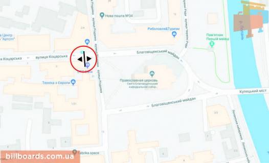 Сiтiлайт A у Харкові Кацарская вул. - Різдвяна вул. схема