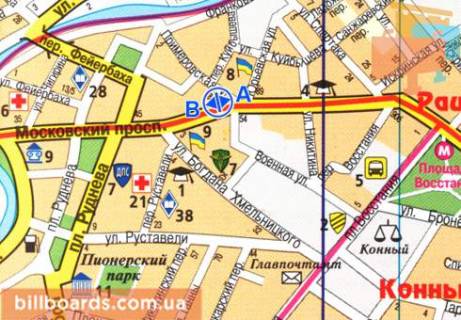 Скролер, Скрол  у Харкові Московский пр. / Примеровская ул., в центр - 80894 схема