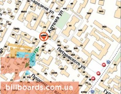 Призма A в Харькове Ярослава Мудрого вул.- Алчевських вул. (А) - 89665 схема