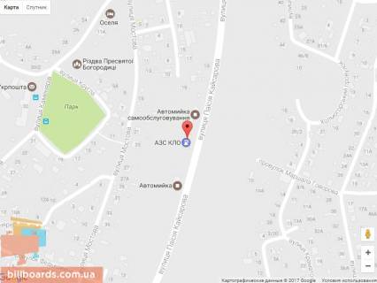 Ситилайт A в Киеве Кайсарова вул., 15, АЗС "КЛО" __ Розміщується тільки ВІНІЛ схема