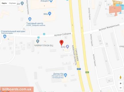 Ситилайт A в Киеве Кільцева дорога, 2, АЗС "КЛО" __ Розміщується тільки ВІНІЛ схема