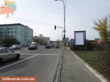 Ситискролл A в Киеве Набережно-Лугова вул., 8 - Оленівська вул., АЗС WOG, з центру фото 1