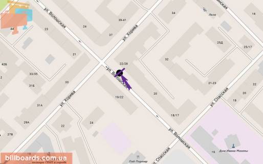 Ситилайт A в Киеве Волоська вул., 22 схема