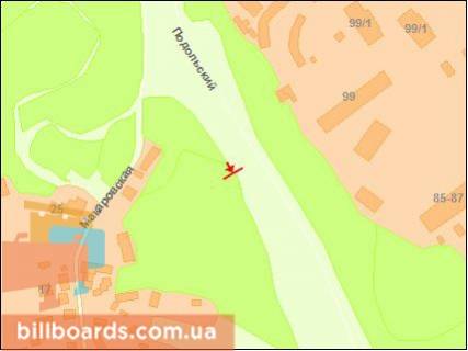 Сiтiлайт A у Києві Подільський узвіз, навпаки Кирилівська вул., 99__Размещается тільки ВІНІЛ схема