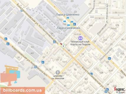 Ситилайт B в Киеве Костянтинівська вул., 60/16 схема