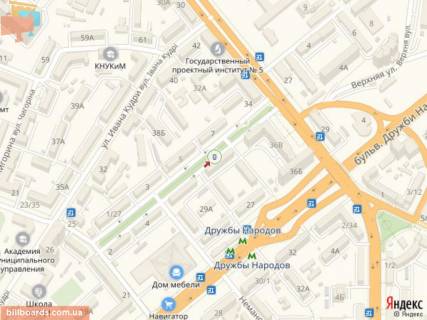 Ситилайт A в Киеве Приймаченко бул., 8 схема