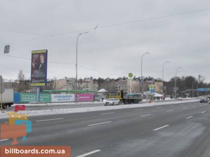 Бэклайт B в Киеве Палладина пр. - Стеценко ул., светофор, ТРЦ Lavina Mall, Ашан, в сторону Пущи Водицы фото 1