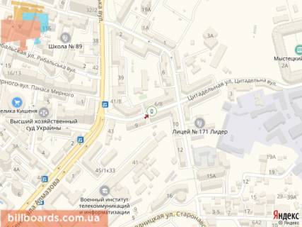 Сiтiлайт B у Києві Цитадельна вул., 6/8 схема