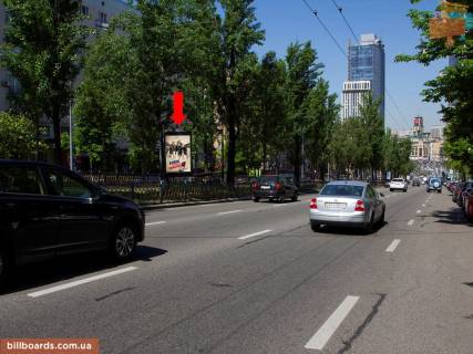 Сітіскролл A у Києві, 1.8x1.2  Українки бул., 3, на світлофорі, в сторону вул. Хрещатик Фото 1