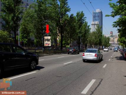 Сітіскролл A у Києві, 1.8x1.2  Українки бул., 3, на світлофорі, в сторону вул. Хрещатик Фото 1