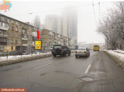 Ситискролл A в Киеве, 1.8x1.2  Алмазова вул. (колиш. Кутузова вул.), 1, роздільник, в сторону пл. Слави фото 1