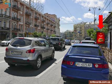 Сітіскролл A у Києві, 1.8x1.2  В. Васильківська вул. (Колиш. Червоноармійська вул.), 20, біля ст. метро "пл. Толстого", Mc'Donald's, в сторону Толстого пл. Фото 1