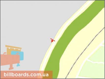 Билборд B в Кропивницкий (Кировоград), 3х6  вул. Олександрійське шосе  схема