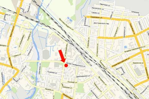 Билборд A в Ковеле, 3x6  Сагайдачного вул. / Театральна вул., біля салону "ЮMC" схема