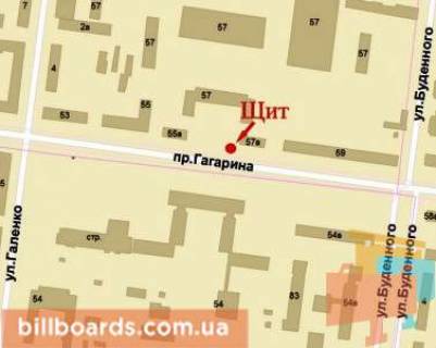 Призматрон, Призма B у Кривому Розі Гагаріна пр., 57 - 90222 схема