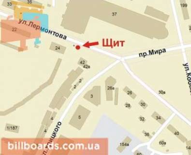 Призматрон, Призма B у Кривому Розі Лермонтова вул., 37 - 89952 схема